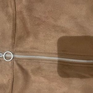 Maurices faux suede mini skirt